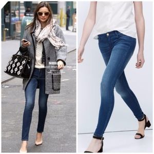 Zara Trafaluc Blue Skinny Jeans
